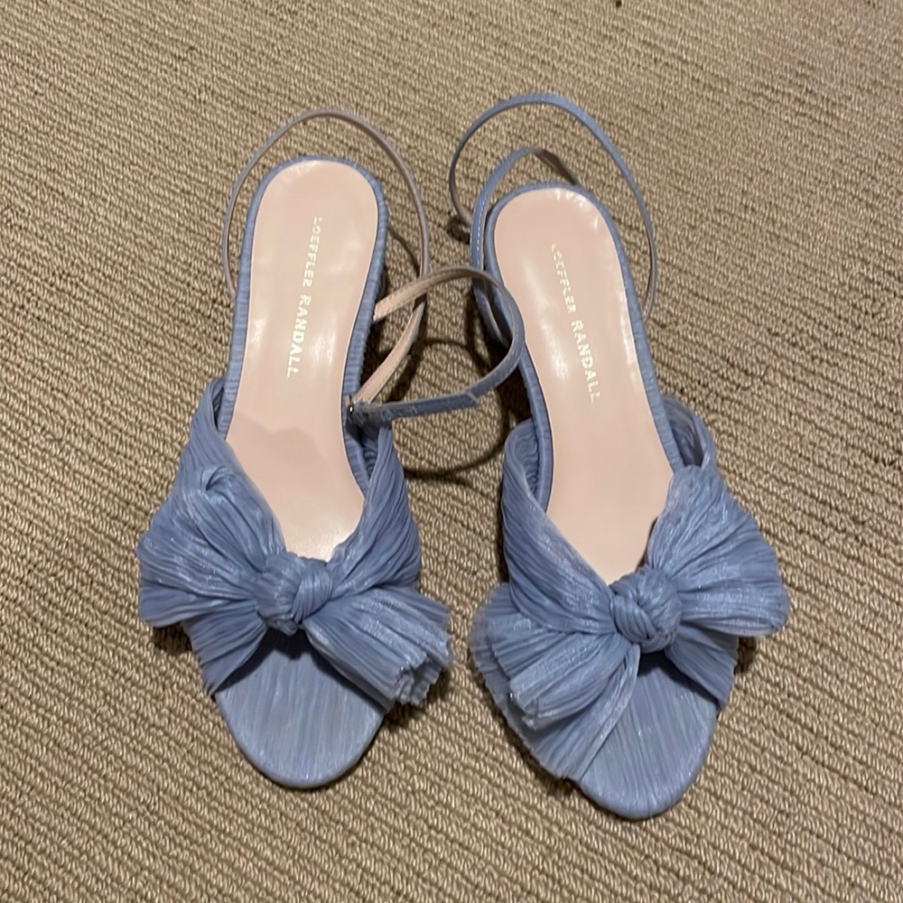 Loeffler Randall Dahlia knot mules size 7.5
